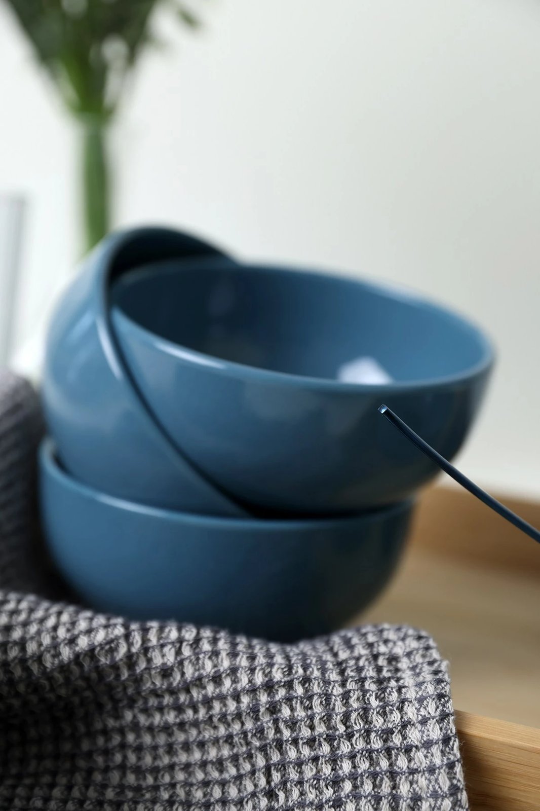 Set tasash qeramike (6 copë), Hermia Concept, X00017446, ngjyrë kaltër