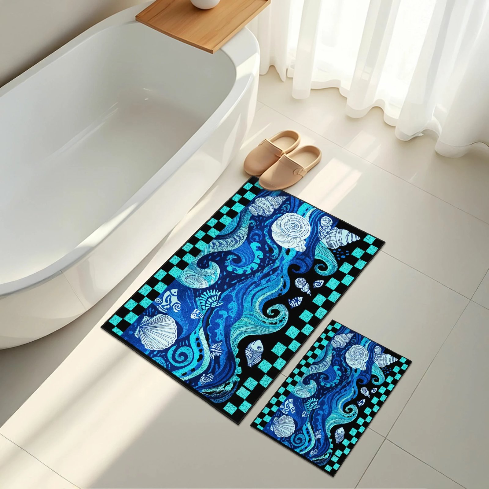 Set tapetash për banjo (2 copë), Mijolnir, Asr14, ngjyrë kaltër