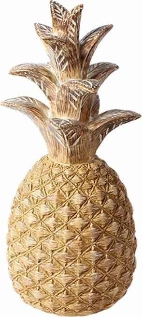 Dekor ananas GINKO 5, natyral, 15x15x34cm