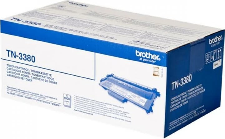 Toner, Brother TN-3380, rendiment i lartë 5,500–8,800 faqe, e zezë