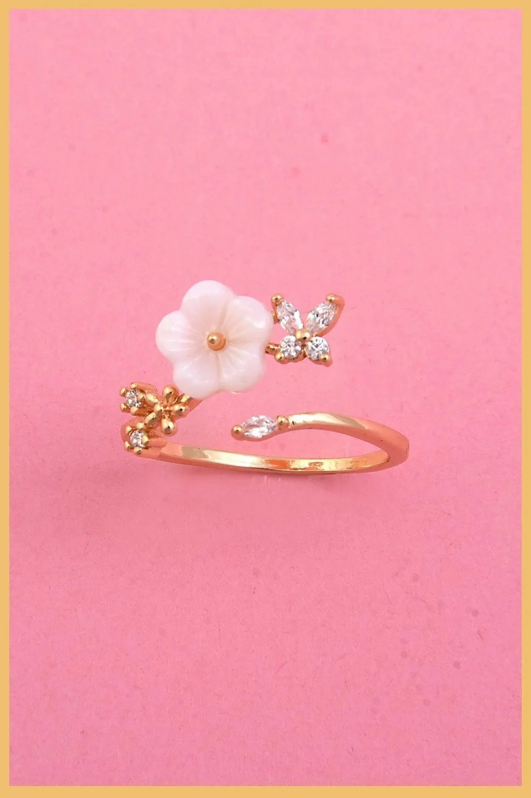 Unazë floriri me lule, Jumeon, një madhësi