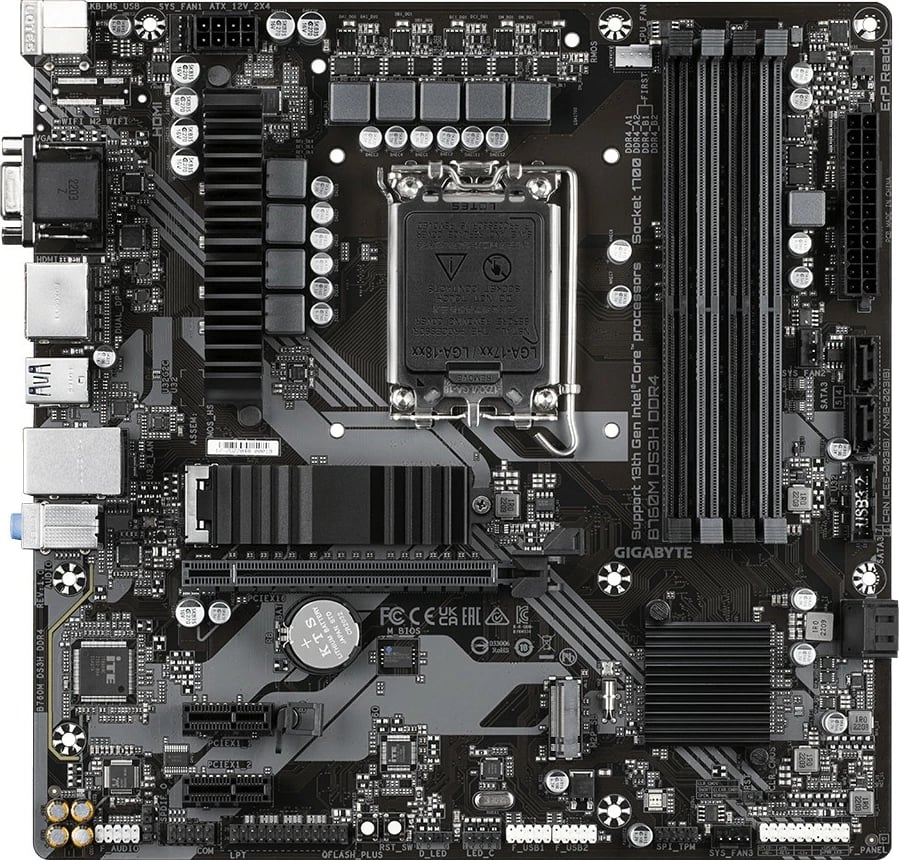 Pllakë amë Gigabyte B760M DS3H DDR4