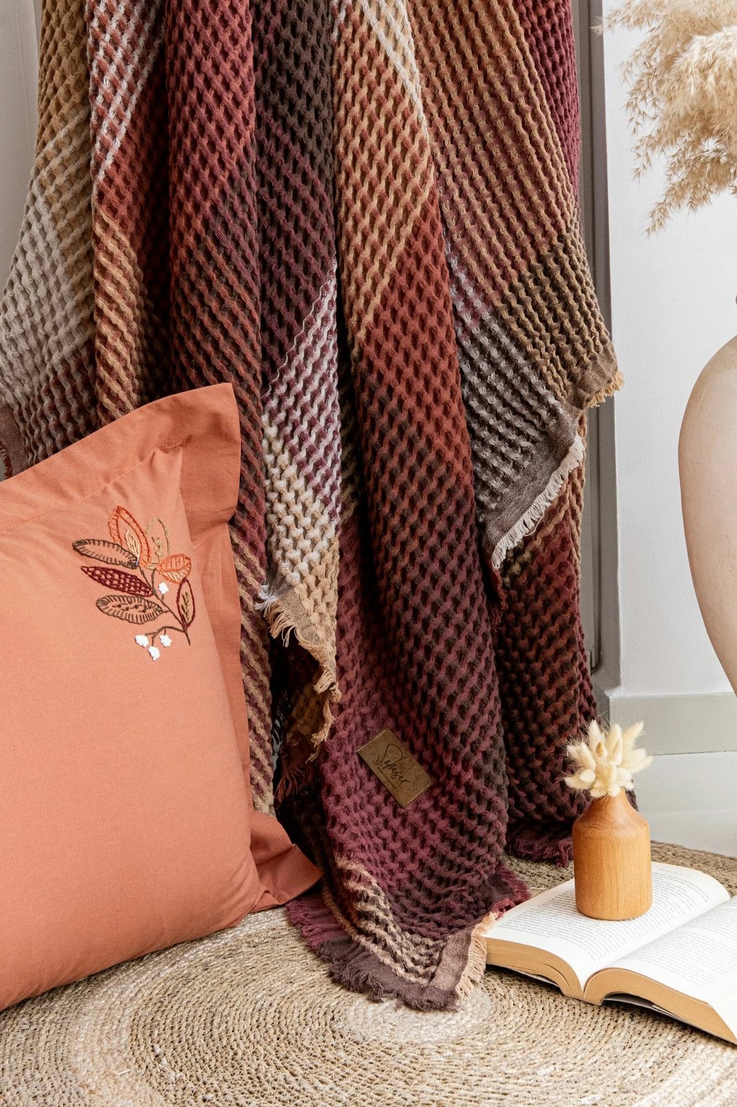 Set piké dopio Floransa, ngjyrë tullë e kuqe