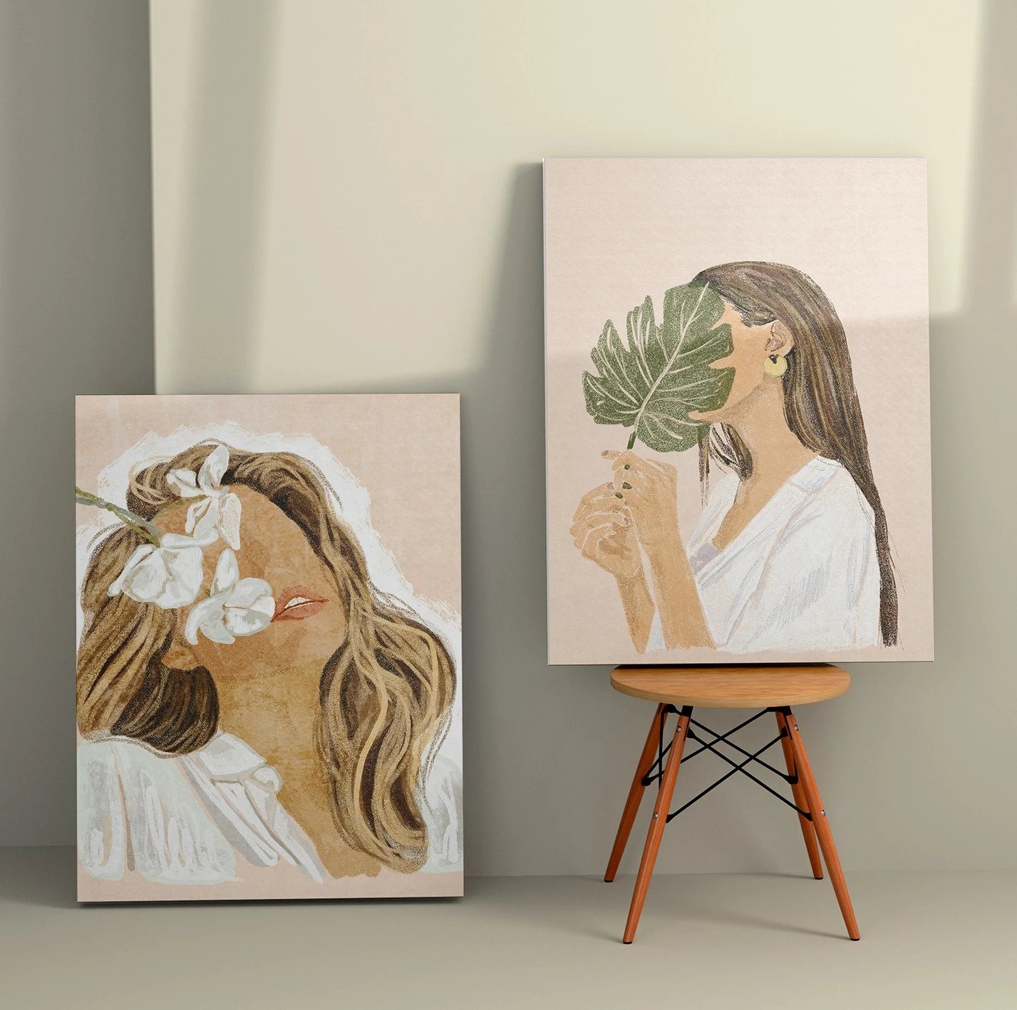 Pikturë dekorative në kanavacë (2 copë), Wallity, 70x100cm