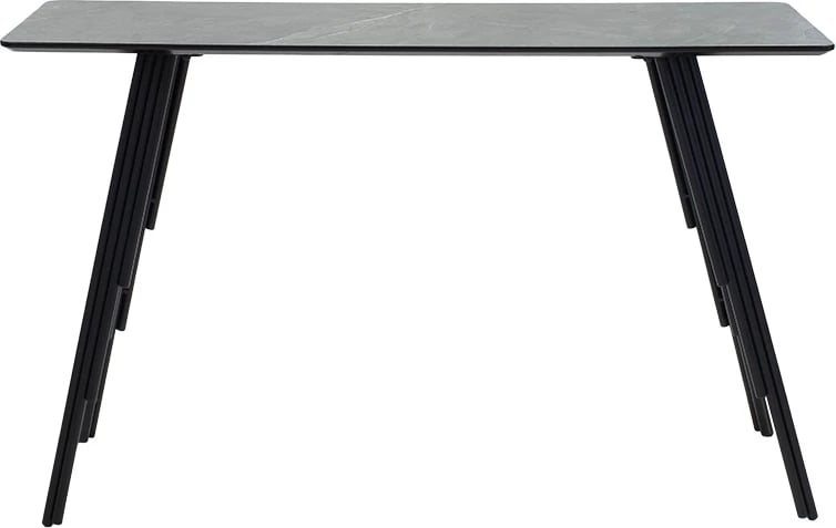 Konsolë Lifo MDF ngjyrë gri e errët çimento e zezë 120x40x75cm