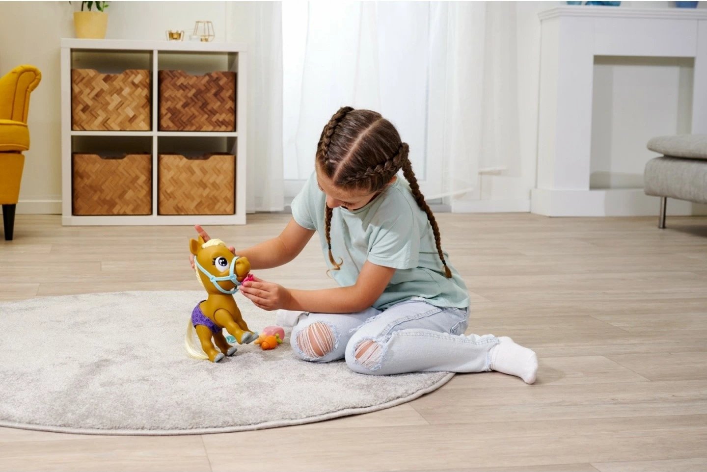 Lodër poni Pamper Petz Simba, set me aksesorë, për fëmijë, shumëngjyrëshe