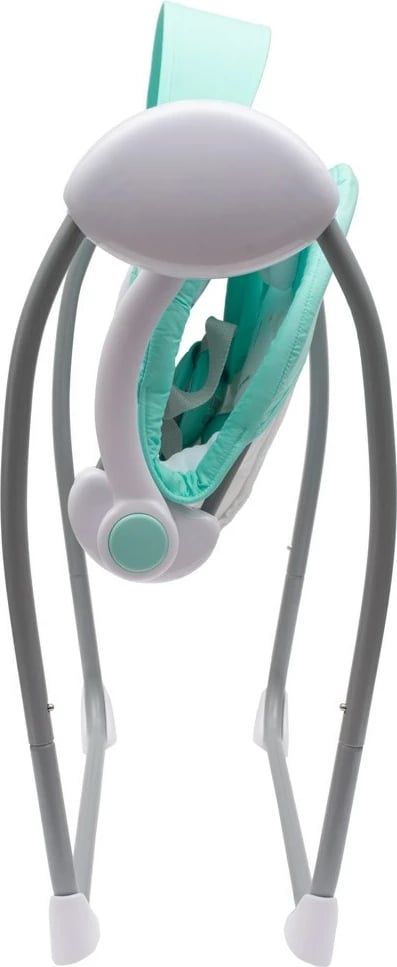 Karrige lëkundëse bebe NEW BABY TEDDY me 5 shpejtësi, timer dhe melodi, deri 9 kg, Mint