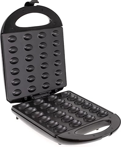 Aparat për biskota në formë arre, Mesko, MS3041, 24 gjysma XL, 1600W, e zezë