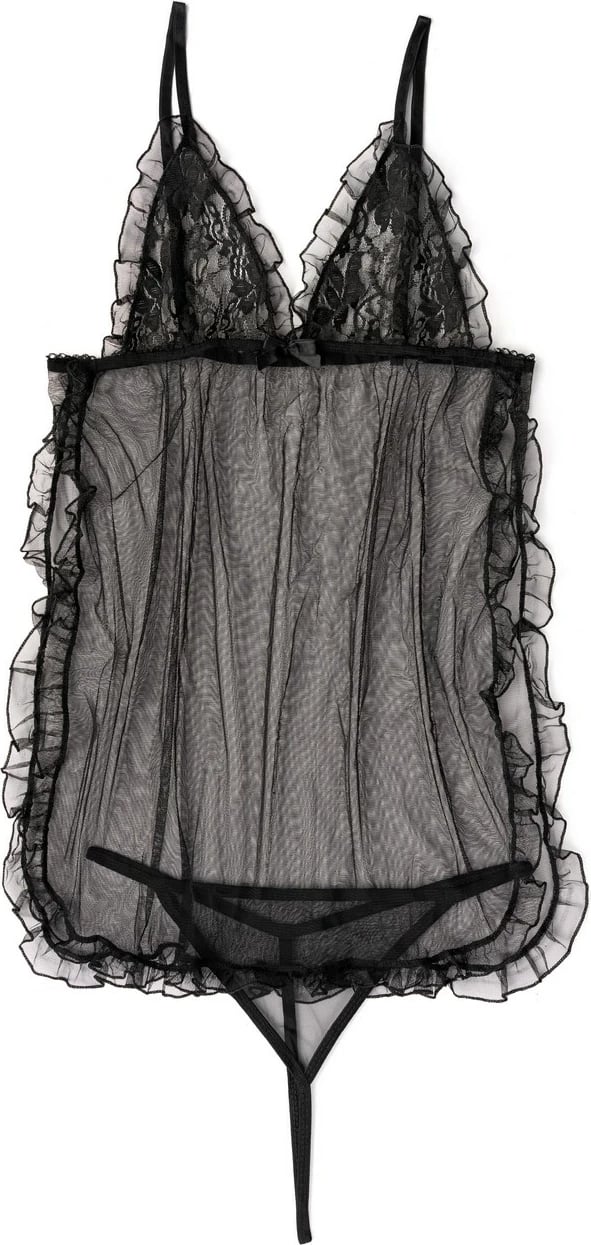 Babydoll i zi Jumeon, 012-000125, L/XL (2 copë)