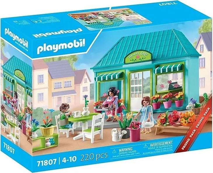 Set lodrash Playmobil My Life Flower Shop 71807 me figura, 220 pjesë
