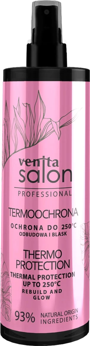 Spray për stilim flokësh me mbrojtje termike Venita Termoochrona për femra, 200ml