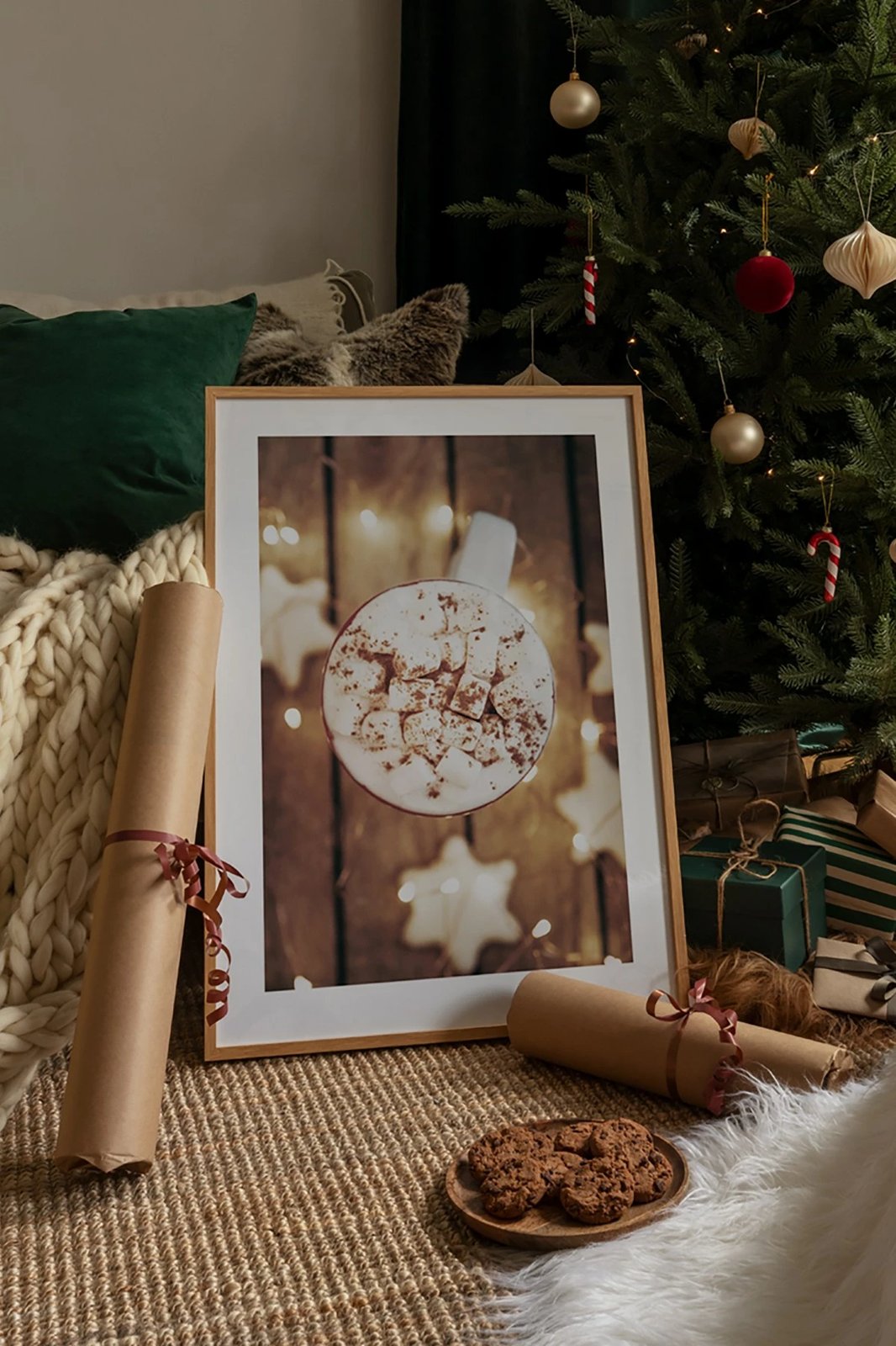 Pikturë dekorative me kornizë, shumëngjyrëshe, Wallity, Tekhamcerceve53, 33x48cm