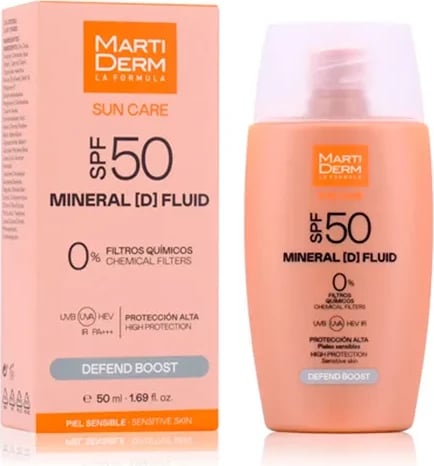 Krem për diell unisex Martiderm Sun Care Mineral Fluid SPF50, 50ml