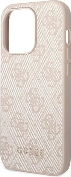 Mbështjellës Guess GUHCP14XG4GFPI për iPhone 14 Pro Max 6.7", hardcase, lëkurë sintetike, rozë Mbështjellës Guess GUHCP14XG4GFPI për iPhone 14 Pro Max 6.7", hardcase, lëkurë sintetike, rozë