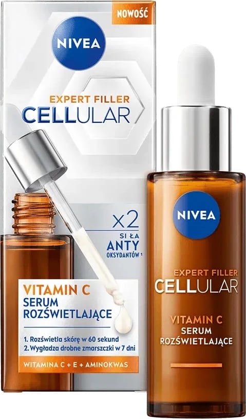 Serum fytyre Nivea Cellular Expert Filler Vitamin C Brightening për femra 30ml Serum fytyre Nivea Cellular Expert Filler Vitamin C Brightening për femra 30ml