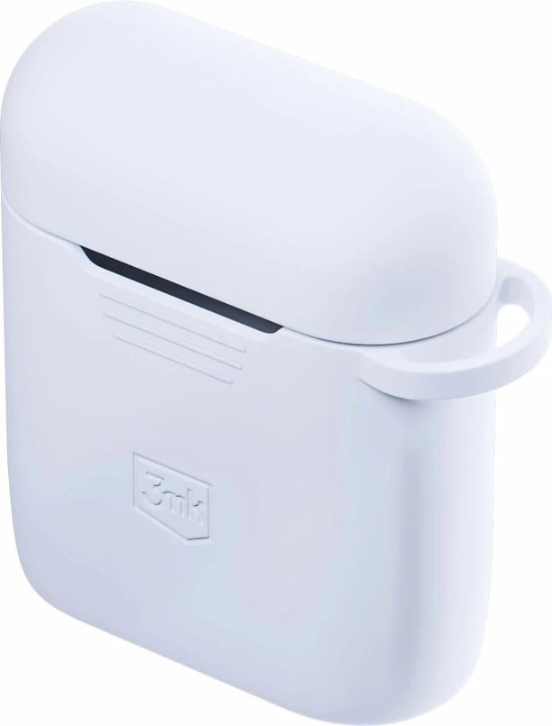 Mbështjellës silikoni për kufje 3mk Protection, për Apple AirPods 2, i bardhë