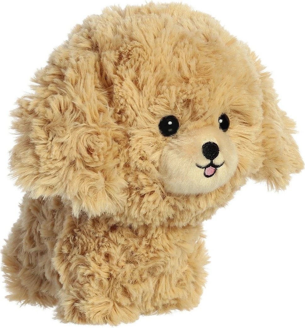 Lodër pelushi Daffi Teddy Pets Golden Poodle, 19 cm, Bezhe