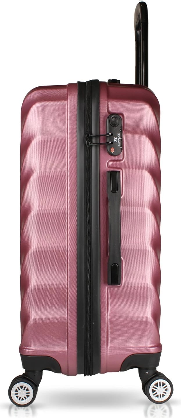 Set valixhesh (2 copë), ngjyrë rozë e artë, Zoozie Bags, 6685