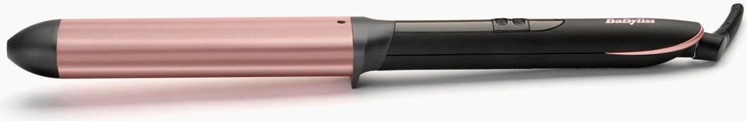 Ondulues flokësh, BaByliss C457E, 28mm, 160-210°C, quartz-ceramik, automatik ndalesë, rozë e artë/zezë