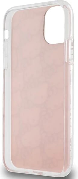 Mbështjellës Hello Kitty IML Gradient Electrop Crowded Kitty Head për iPhone 11/XR, Rozë