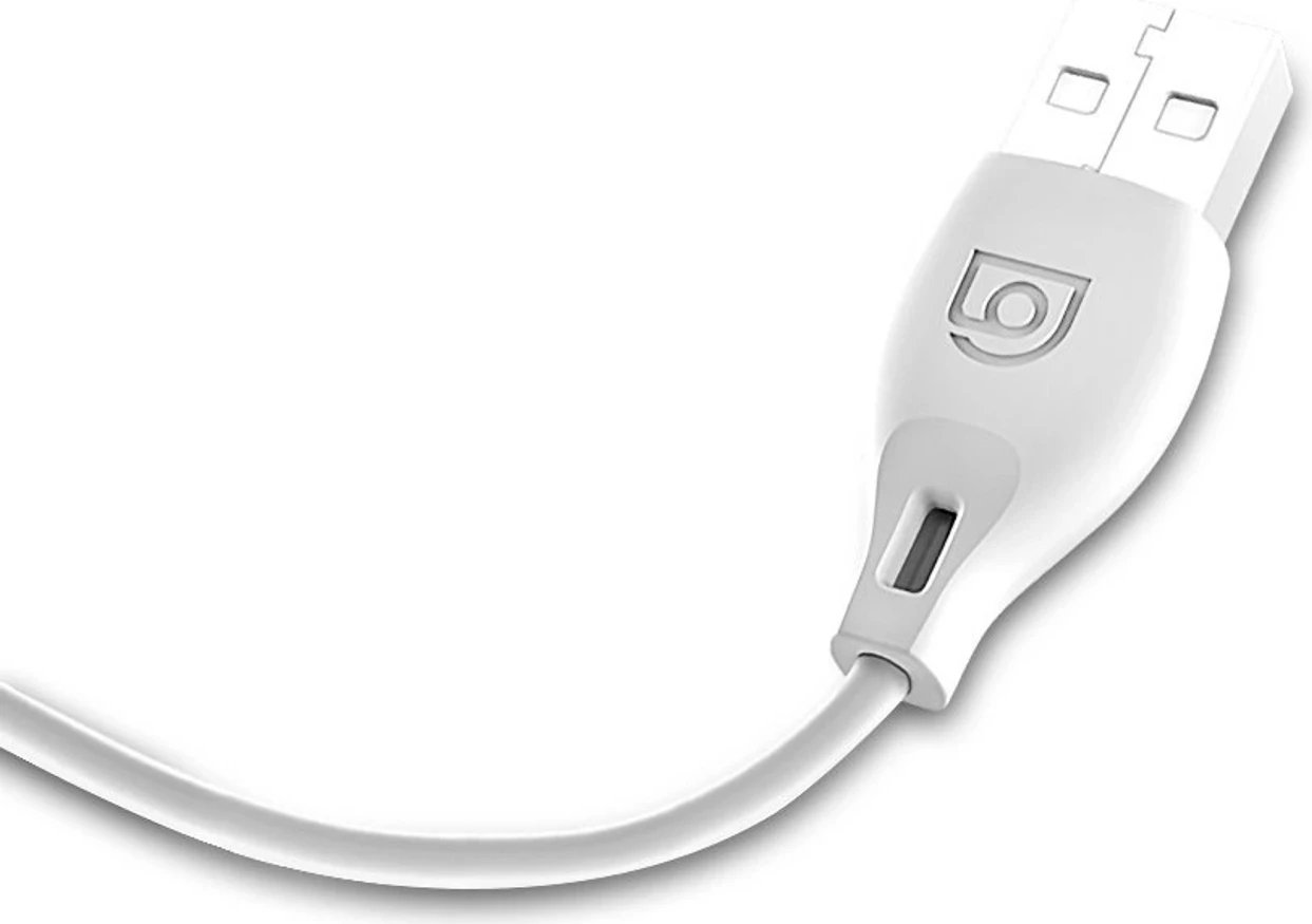 Kabllo karikimi dhe të dhënash, Dudao L4M, USB-A në MicroUSB, 1 m, 2.4A, USB 2.0 480 Mbps, e bardhë