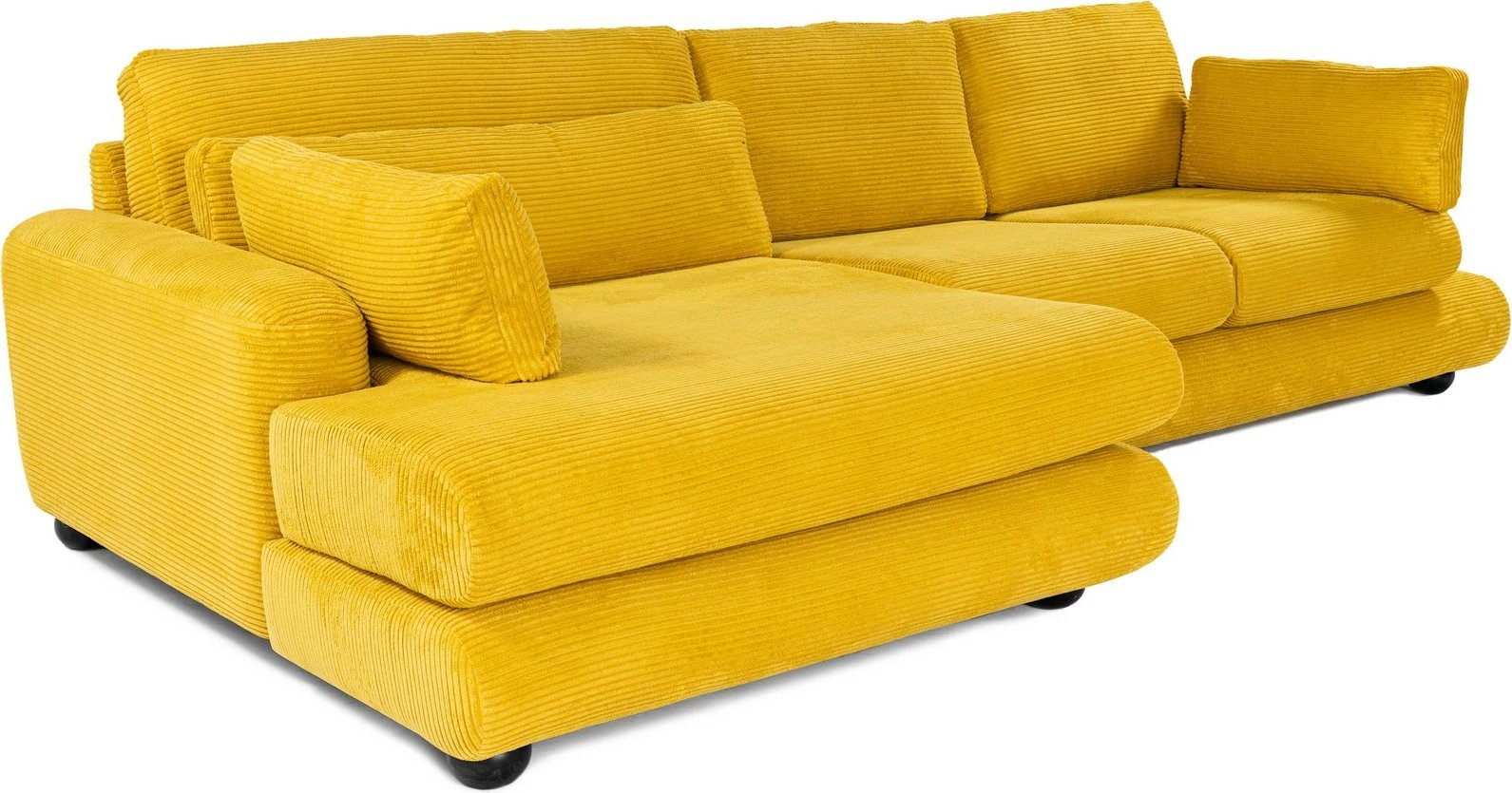 Kënd-sofë Atelier del Sofa, River Corner majtas, ngjyrë ulliri