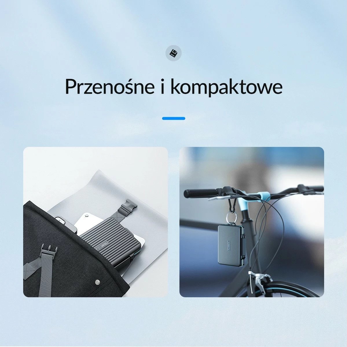 Mbështjellës Orico për karta memorie, 4*SD, 13*microSD, ngjyrë zezë-blu Mbështjellës Orico për karta memorie, 4*SD, 13*microSD, ngjyrë zezë-blu