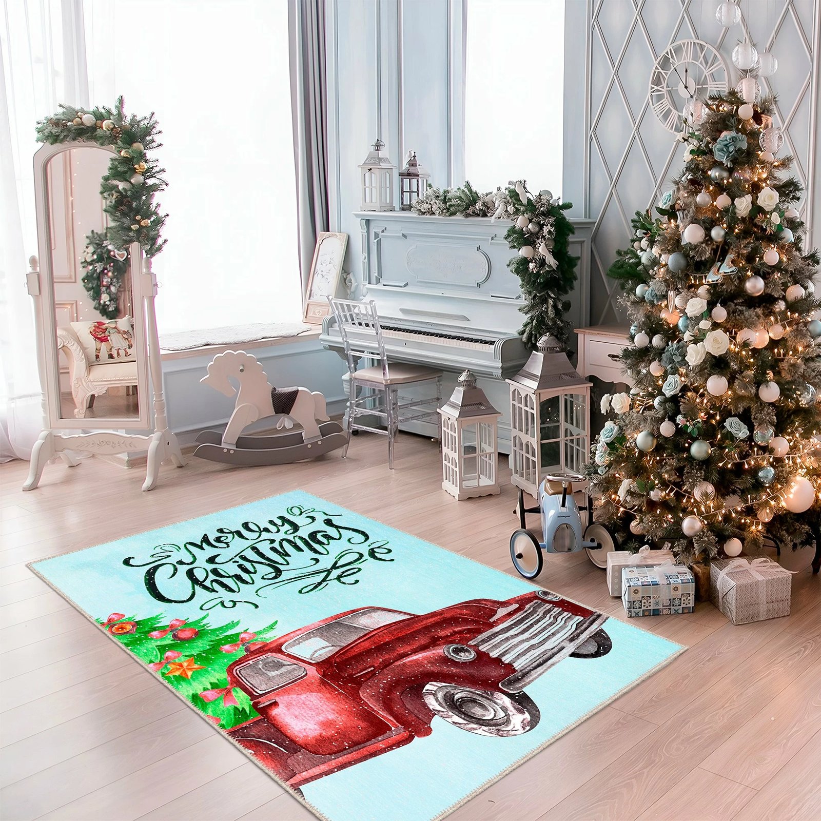 Qilim dekorativ, shumëngjyrësh, 200x300cm, Conceptum Hypnose, Woobtny0310