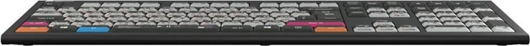 Tastierë LogicKeyboard Astra 2 Adobe Filmmaker FR për PC, e zezë