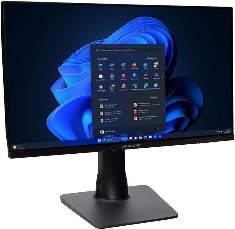 Kompjuter All-in-One bluechip BUSINESSline AIO2350, i5-14400, 16GB RAM, 500GB SSD, 23.8 inç, Wi-Fi 6, Bluetooth