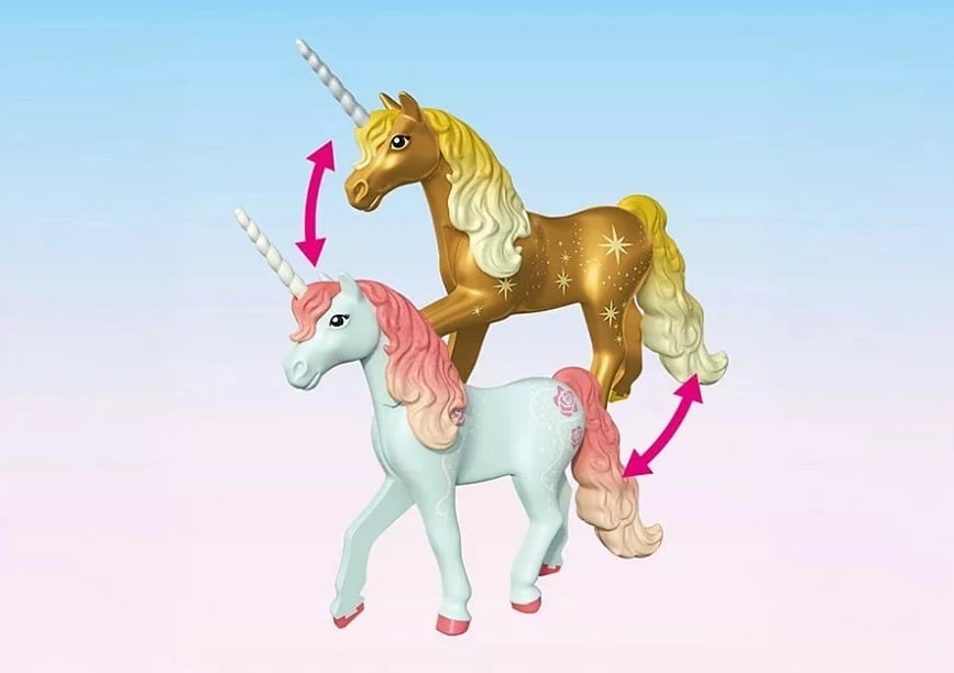 Set figurina Playmobil 71841 Princess Magic, unicorn SkyRose me zanë dhe Joyling, 26 pjesë