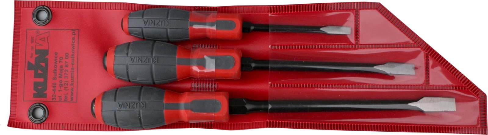 Set kaçavidash të sheshta BAHCO, 3 copë