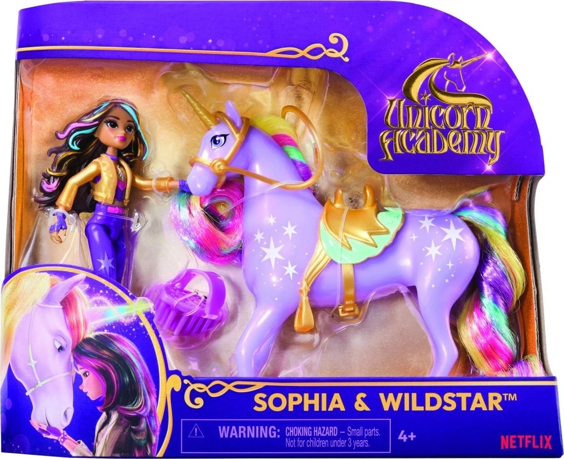 Set figurina Unicorn Academy Spin Master 6071175, Ava dhe Leaf, 11 cm + 13 cm, për vajza Set figurina Unicorn Academy Spin Master 6071175, Ava dhe Leaf, 11 cm + 13 cm, për vajza