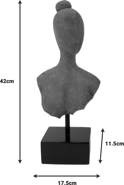 Dekor tavoline Lafia I, dru mango-hekur, 17.5x11.5x42cm Dekor tavoline Lafia I, dru mango-hekur, 17.5x11.5x42cm