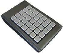 Tastierë mini Cherry AK-S100-UW-B/35, 35 taste të programueshme, USB, e zezë/argjendtë