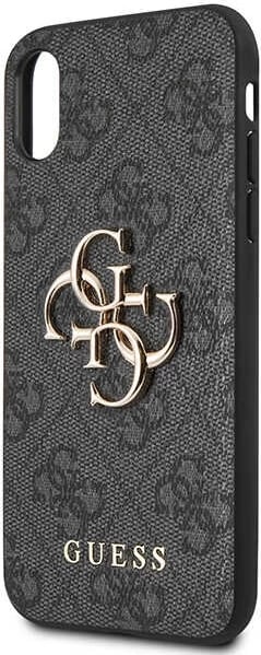Mbështjellës Guess 4G Big Metal Logo për iPhone X/XS, Gri