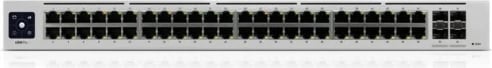 Switch Ubiquiti UniFi USW-PRO-48, Managed, L2/L3, Gigabit Ethernet (10/100/1000), Rack mounting, 1U, Argjendtë