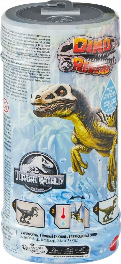 Figurinë aksioni Jurassic World Dino Reveal, Mattel JDC52, plastikë, shumëngjyrëshe, 1 copë