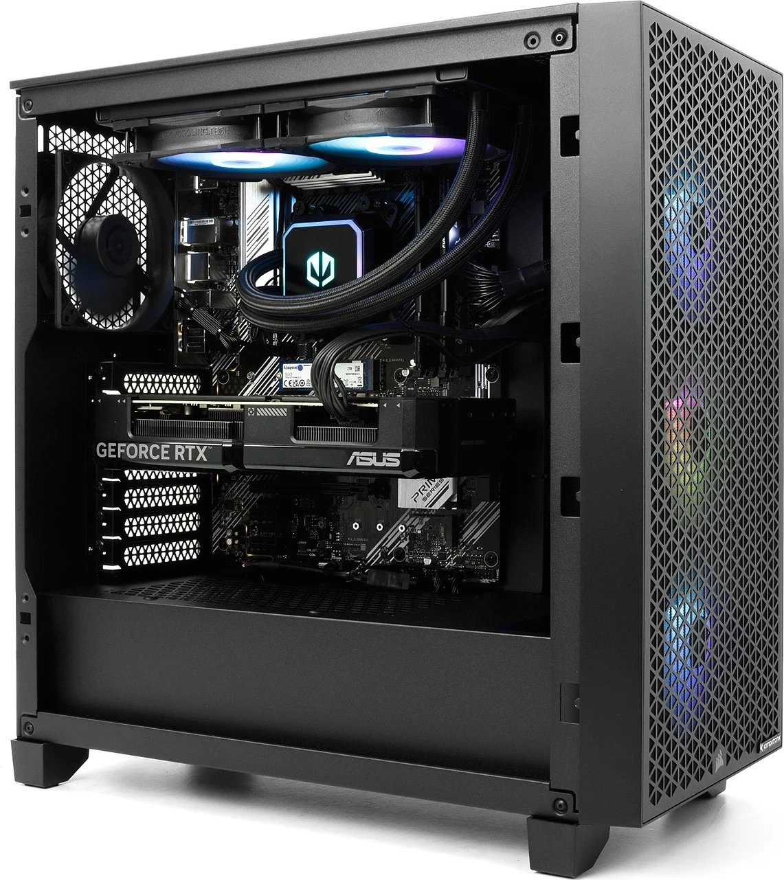 Kompjuter Infinity Ultimate R750, Ryzen 7, RTX 4070 Super, 64GB RAM Memorje, 2TB+4TB, e zezë