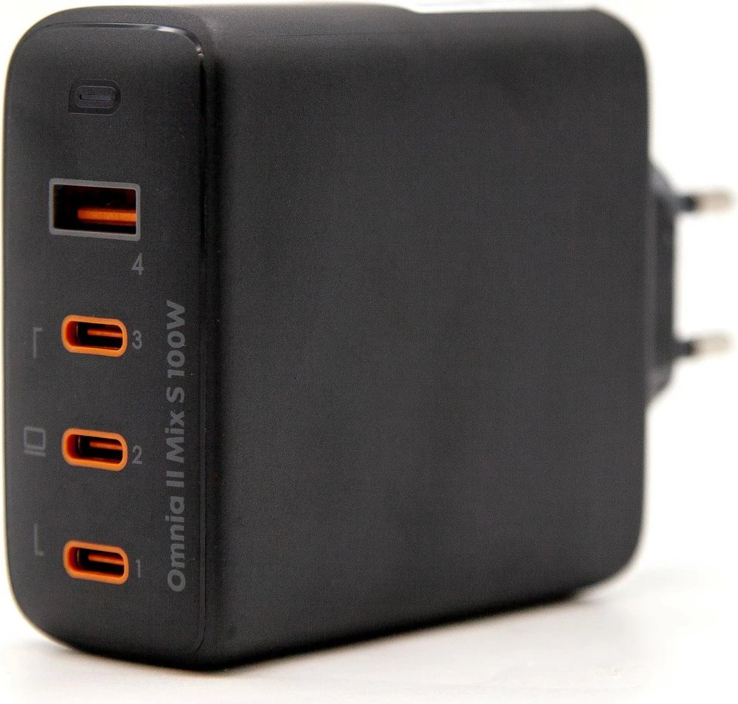 Karikues muri AUKEY PA-B7S Omnia II, 100W, 4xUSB (3xUSB-C + 1xUSB-A), i zi