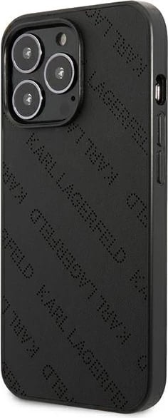 Mbështjellës Karl Lagerfeld Perforated Allover për iPhone 13 Pro Max 6.7", i zi