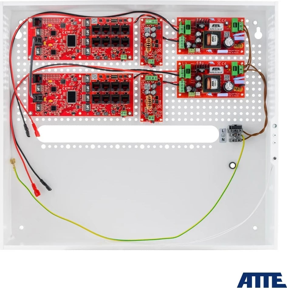 Set buffer për 16 kamera IP switch Atte IPUPS-16-20-H