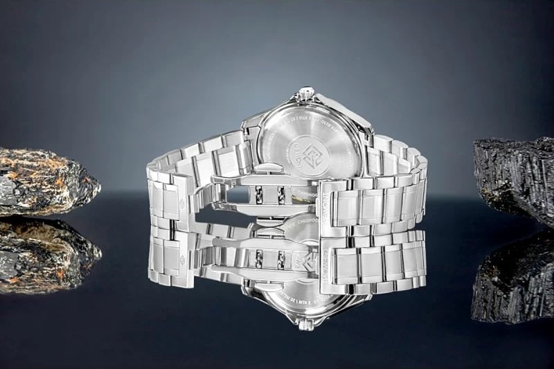 Orë dore për meshkuj Giewont, silver blue