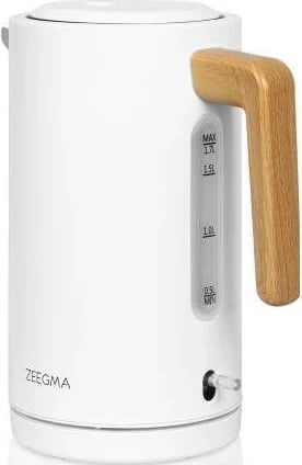 Çajnik elektrik Zeegma Ketlee, 1.7L, 2200W, bardhë