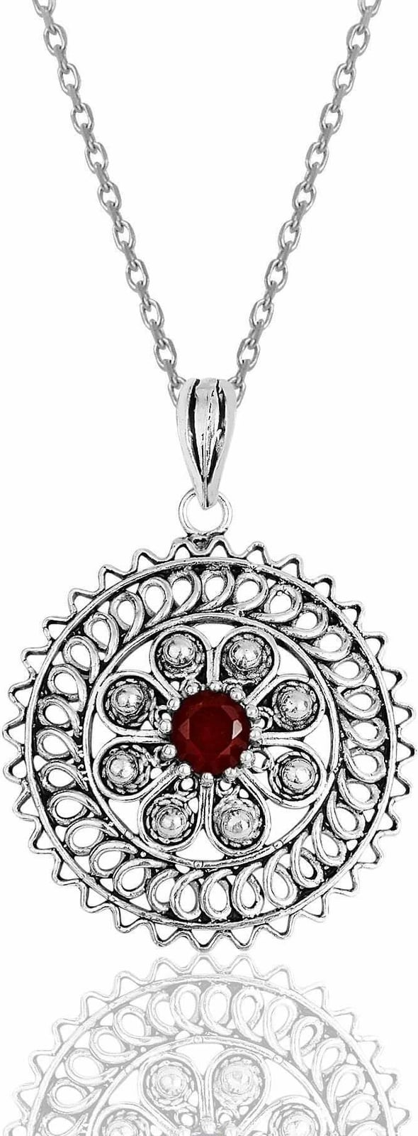 Varëse argjendi me gur rubin të kuq, Jumeon, SGTL11892