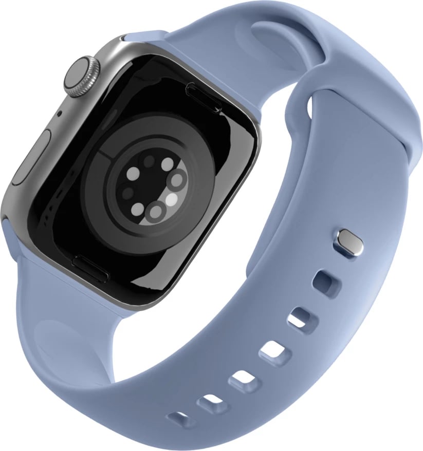 Rrip smartwatch Puro Icon për Apple Watch 44/45/46/49 mm, silikon, me tokëz, set 2 rripa, blu