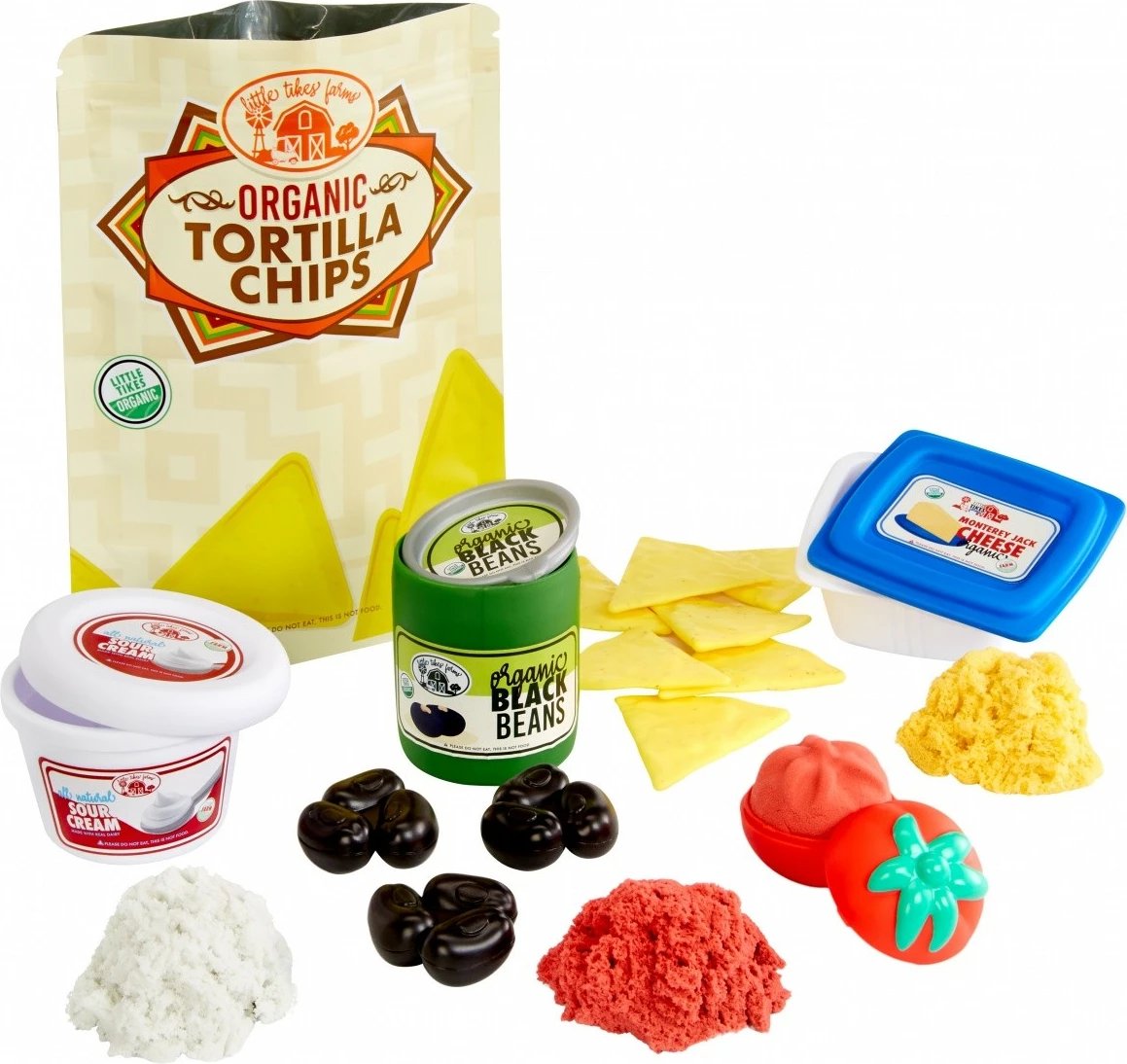 Set lodrash gatimi nachos, Little Tikes Creative Chefs 643880-EUC, 22 pjesë, mosha 3+, plastikë, shumëngjyrëshe