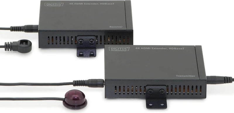 Zgjatues HDMI Digitus DS-55500, HDBaseT, 4K 30Hz, set, i zi
