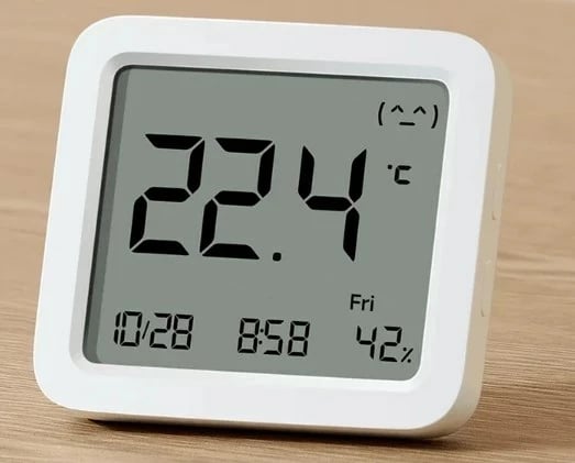 Monitor Xiaomi Smart Temperature and Humidity 3, Bardhë