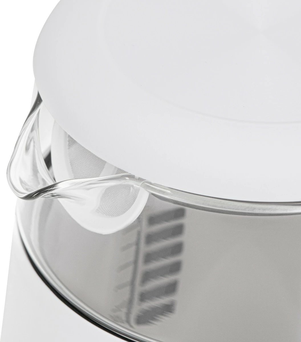 Ibrik elektrik Adler AD 1305WG, 1.7L, me ekran LED, rregullim temperature, Bardhë